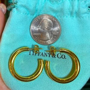 Vintage Tiffany Co. 18k hoops